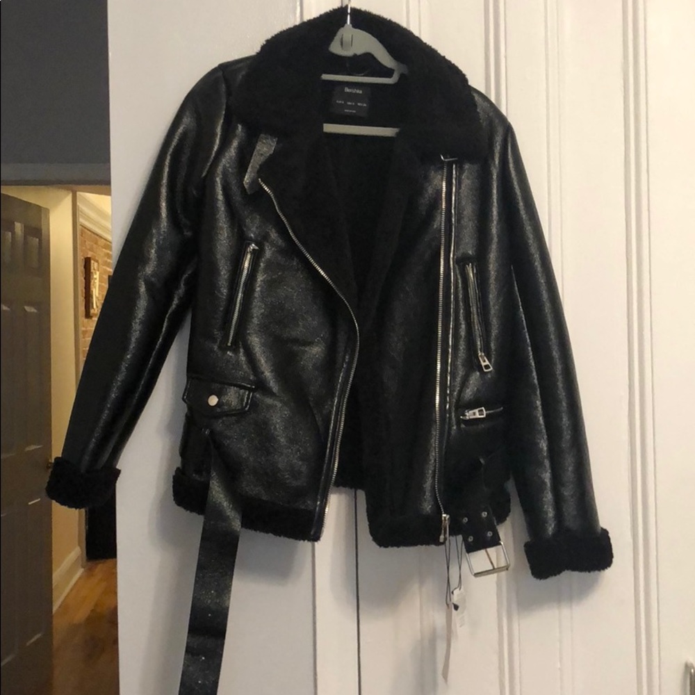 Leather Aviator Jacket
